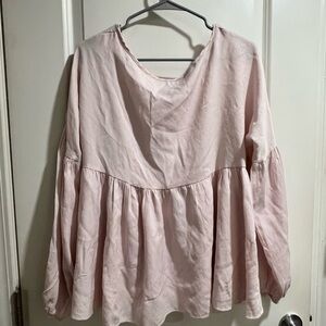 Pink Women's Top-Babydoll Tunic